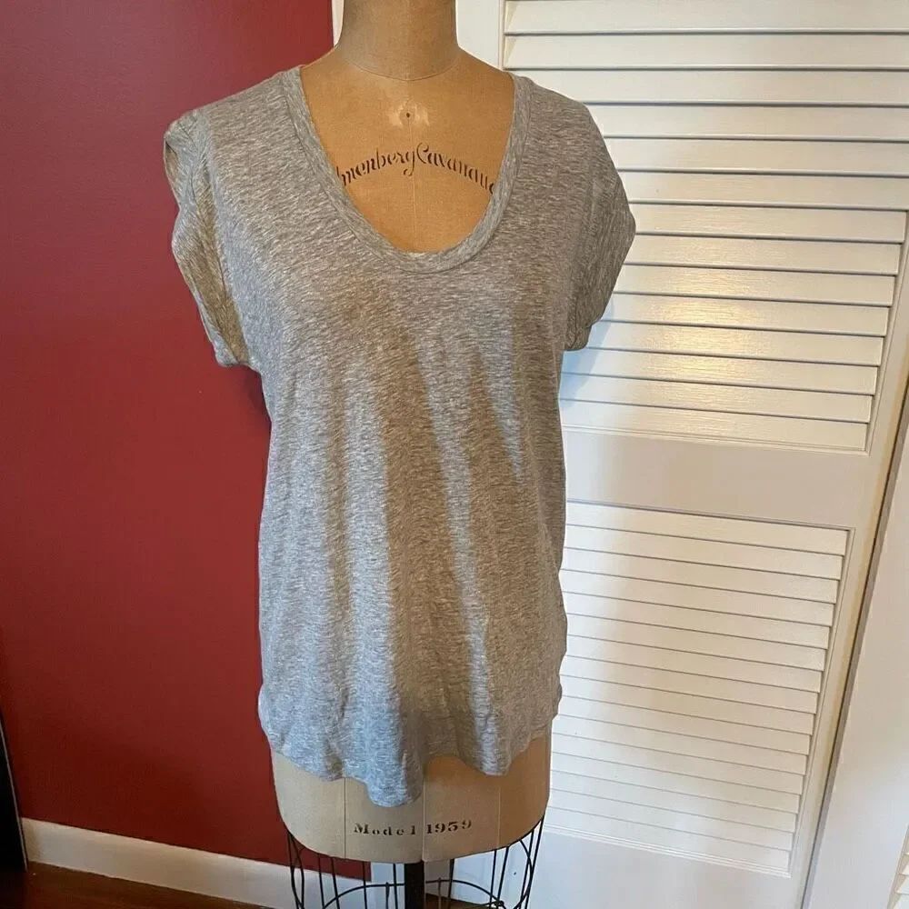 WHO WHAT WEAR | heather gray top XS NWT $17